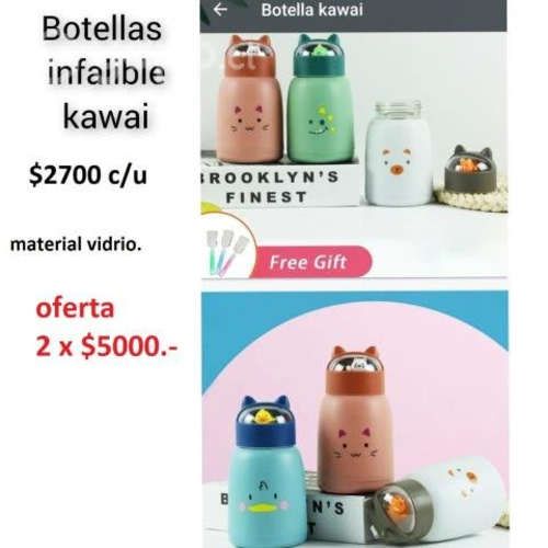 Botellas kawai