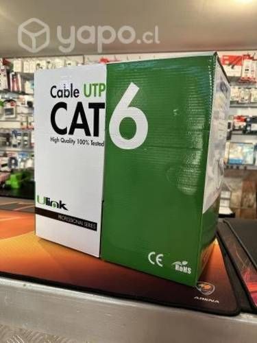 Ulink Caja Cable UTP CAT6 CCA 305MTS 23 AWG