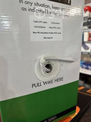 Ulink Caja Cable UTP CAT6 CCA 305MTS 23 AWG