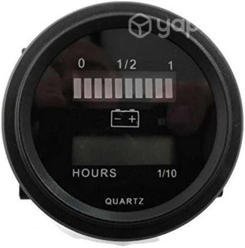 Medidor De Horas Batería Indicador 36v 12v Lcd 24v