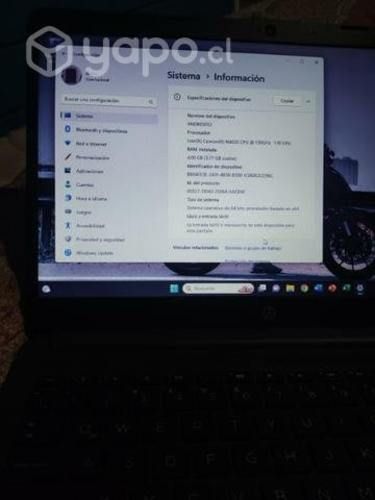 Notebook HP en perfecto estado