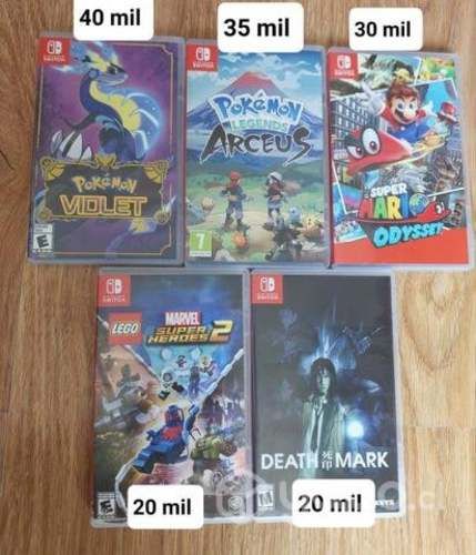 Juegos Nintendo switch perfecto estado