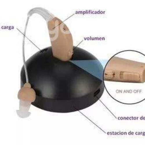 Audifono Recargable Ortopedico Para Sordera Oido +
