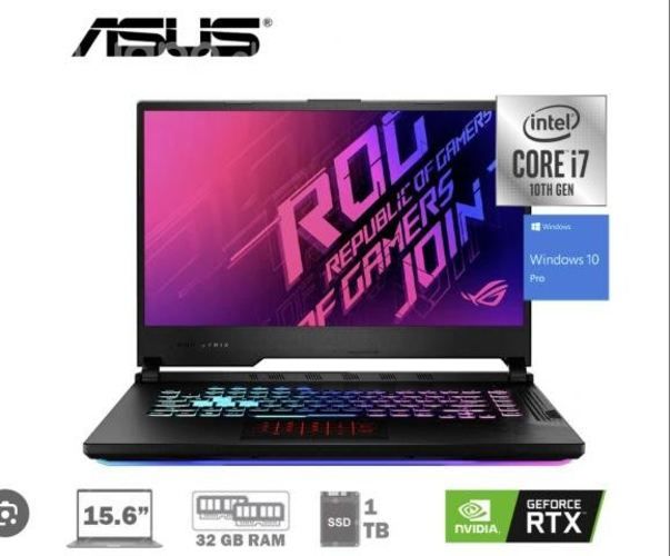 Notebook Gamer Asus Rog I7 16gb 512ssd Gtx1650