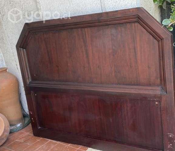 Respaldo madera 2 plazas