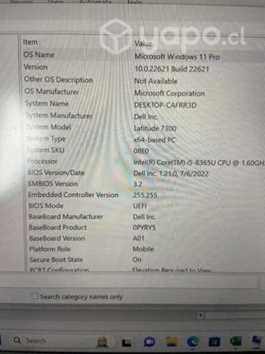 NoteBook Dell Latitue 7300