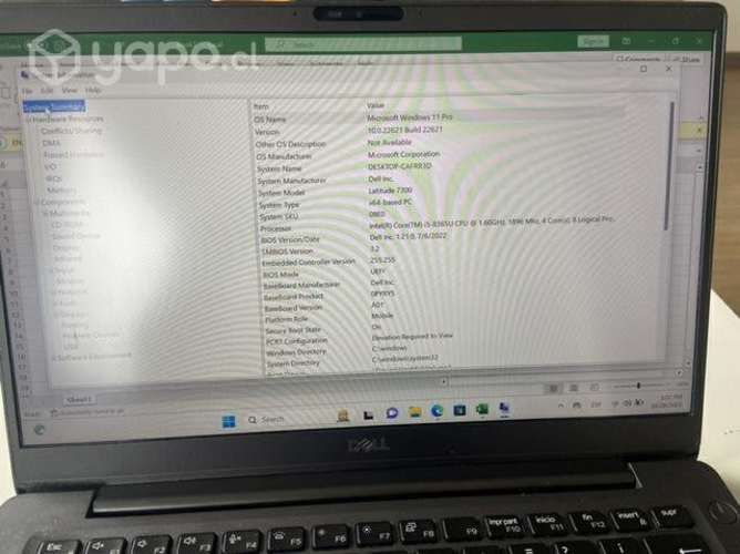 NoteBook Dell Latitue 7300