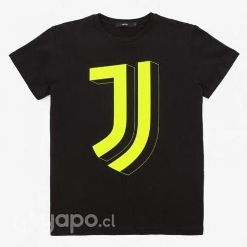 Polera Juventus Logo 3d White