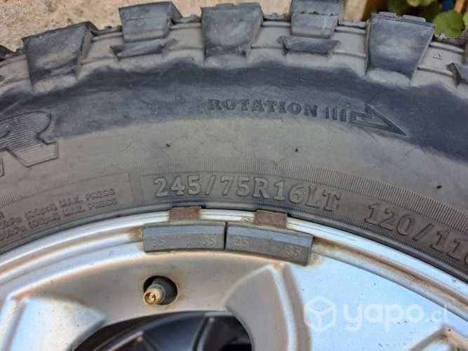 Neumáticos y llanta aro 17