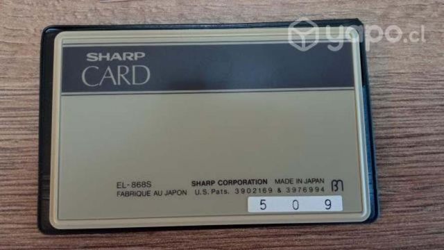 Sharp EL-868S. Japonesa con caja y manual
