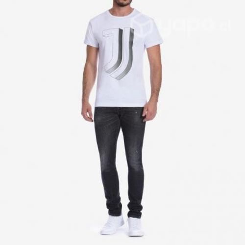Polera Juventus Logo 3d White