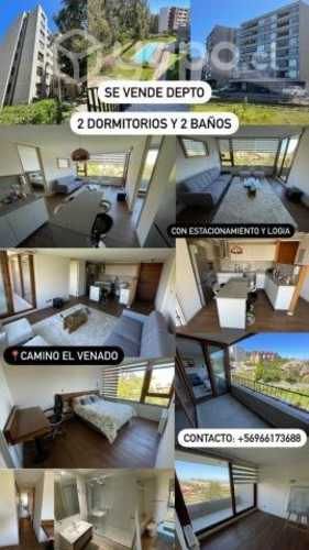 Depto Camino el Venado, 2 Dorm y 2 Baños