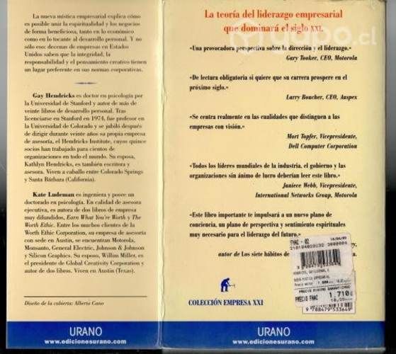 La nueva mística empresarial. Gay Hendricks,