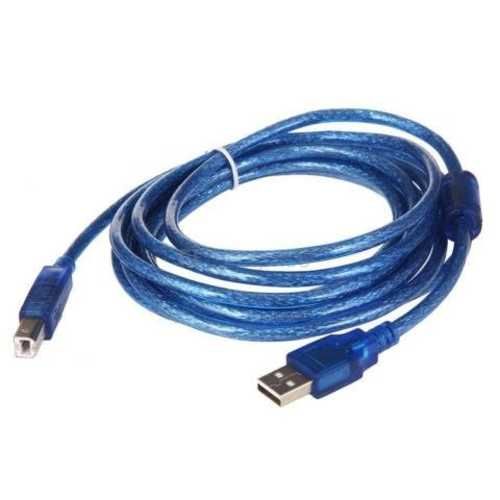 Cable usb a-b para impresora m/m 3 mts