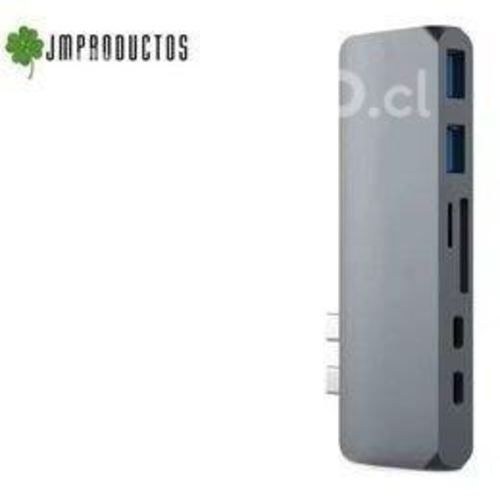 Hub Adaptador 7x1 Macbook Usb C Pro Air 4k Micro S