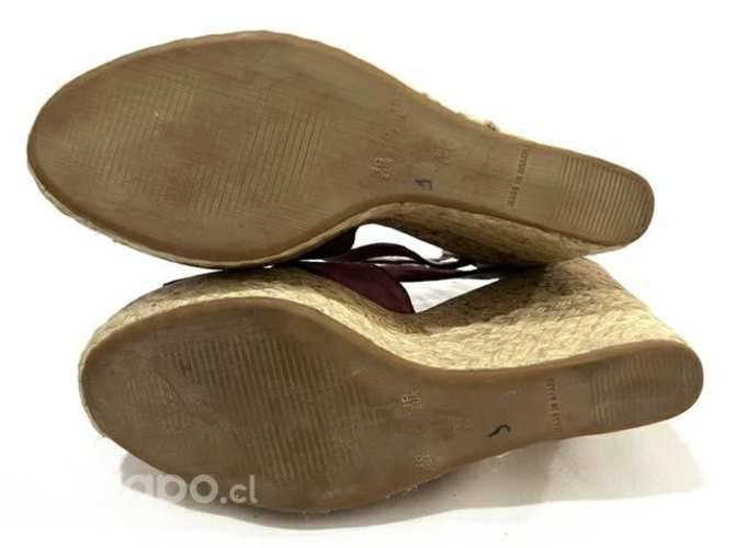 Chala Taco Chino De Cuero Reno N*37 Marca Mor