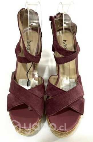 Chala Taco Chino De Cuero Reno N*37 Marca Mor