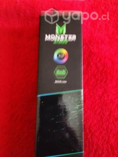 MousePad monster rgb iluminado tamaño XL nuevo