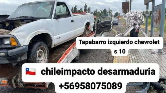Tapabarro izquierdo S10 desarmaduría
