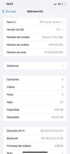 Iphone 11 Pro Max 256gb