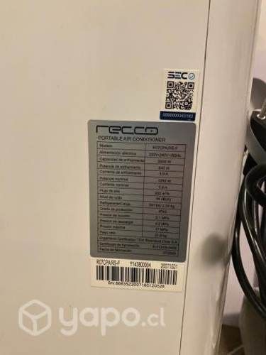 Aire acondicionado portátil Recco