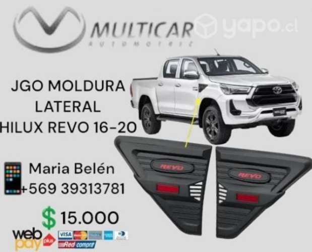 Moldura lateral tapabarro hilux revo