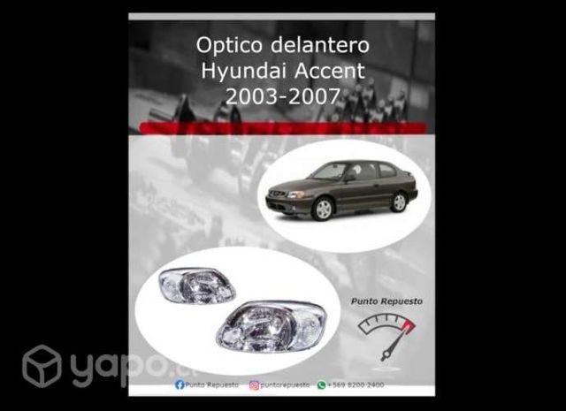 Opticos delanteros Hyundai Accent 2003 al 2007