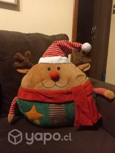 Cojín tipo peluche Navideño