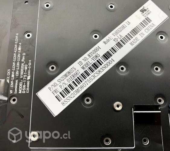 Teclado para Lenovo X1 Carbono 5 y 6 ta Gen