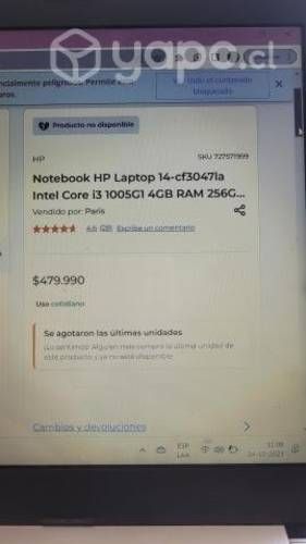 Notebook Hp i3
