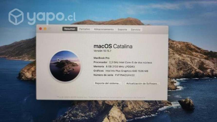 MacBook Pro I5 8gb Ram 128 Gb SSD