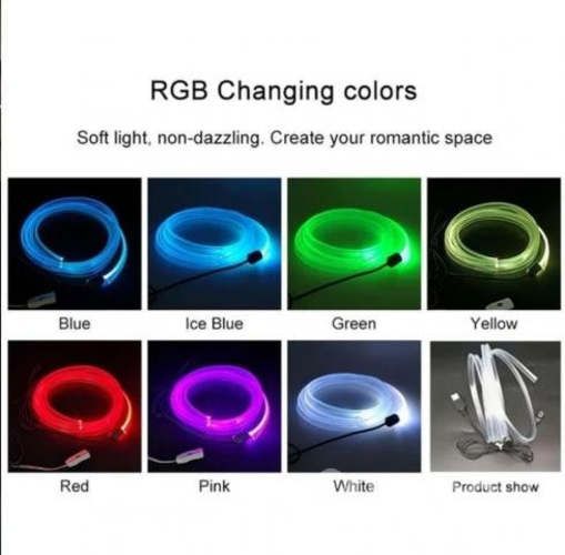 Luz Neon Fotoconductora Para Interior De Auto