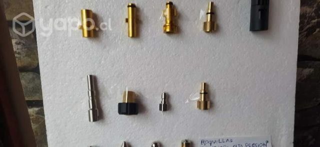 Boquillas y adaptadores pistola alta presion