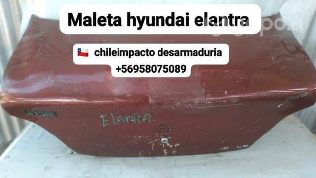 Maleta Hyundai Elantra desarmaduria