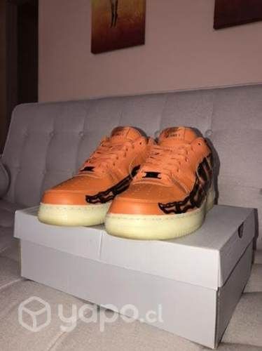 Nike Air Force 1 Low Skeleton (orange 2020)