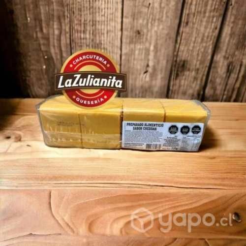 Queso Cheddar Quiyalles Laminado por barra (160 l