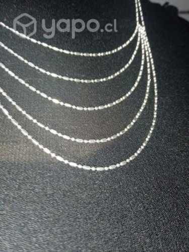 Cadena de plata mujer