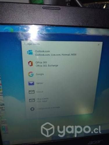 Acer Aspire funcionando