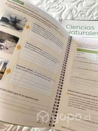 Textos ciencias naturales Santillana 6to