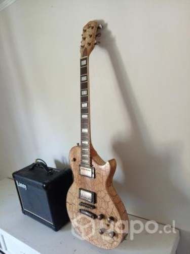 Guitarra les paul axl de caoba