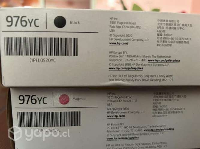 Toner hp, cartucho de tinta hp