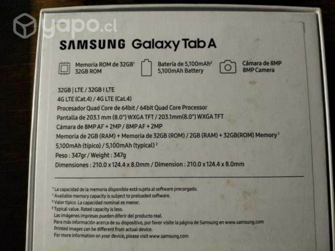 Tablet Samsung Tab A8 2019