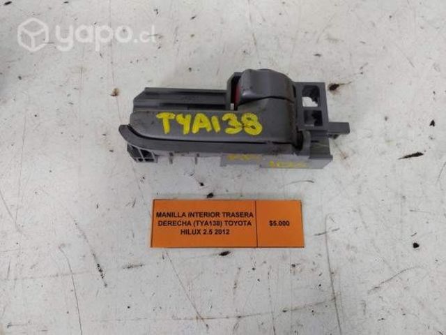 Manilla Int Tras der (TYA138) Toyota Hiluz 2012