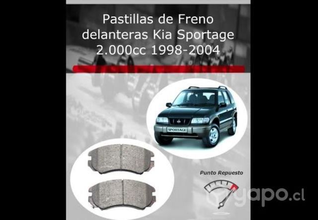 Pastillas de freno delanteras Kia Sportage 1998-04