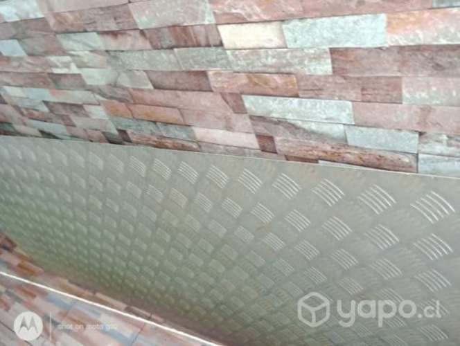 Placa de acero diamantada