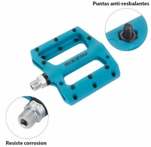 Pedales Bikein Bicicleta Bmx Enduro Downhill Azul