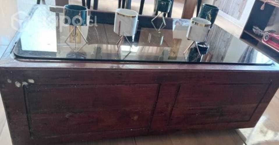 Mesa de centro rustica