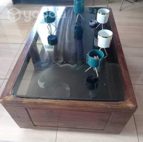 Mesa de centro rustica