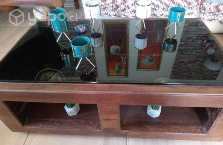 Mesa de centro rustica