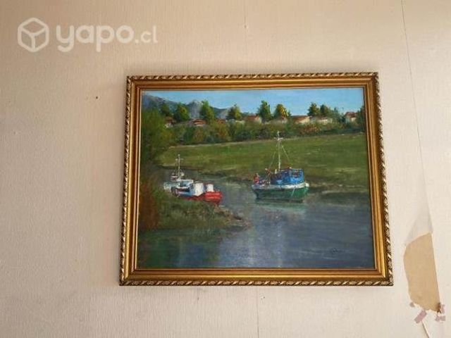 Cuadro al óleo pasaje